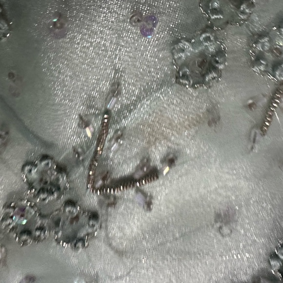 Embellished handmade beaded pakestani indian khaliji arab dress - Picture 9 of 10